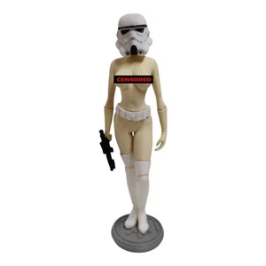 Nude Female Stormtrooper Figure 11" Collectible Statue 3D-Printed - Picture 1 of 7