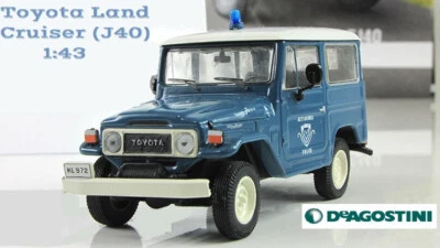Toyota Land Cruiser (J40)  1:43 Deagostini Greece police car diecast  scale mod - Image 1 of 2