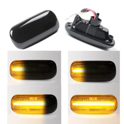 For Audi A4 B6 B8 B7 A6 S6 C7 Dynamic Smoke LED Side Marker Blinker Signal Light Foto 1 de 4