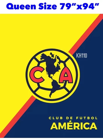 Club America Aquilas Luxury Plush Throw Blanket Queen Size 79"x94" Cover