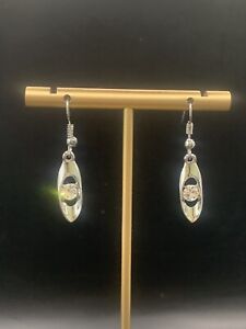 18ct gold Filled Crystal Dangle earrings made with Swarovski Crystals