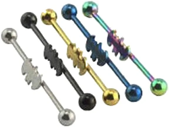 Barra Industrial Batman Titanio 14G (1,6 x 38 mm) (B/5/7) Foto 1 de 1