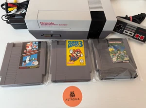 Nintendo Nes Konsole mit 3 Spielen Komplett Set Up Region Unlocked Getestet - Bild 1 von 10