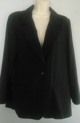 ЖЕНСКИЙ ЧЕРНЫЙ БЛЕЙЗЕР JACLYN SMITH - ЧАСТИЧНО НА ПОДКЛАДКЕ  - Изображение 1 из 3