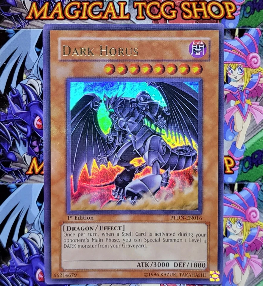 Yugioh Dark Horus Phantom Darkness 1st Edition Ultra Rare PTDN-EN016 Konami NM - Image 1 of 4