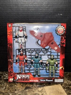 Juego de figuras de acción Ninja Battle Power Rangers Knock Off Bootleg Ko Foto 1 de 3