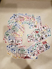 2011 Lego Creationary Board Game Replacement 96 Cards Only