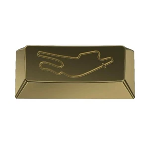 GMK x RAMA Grand Prix 'Le Mans' Brass PVD Artisan Keycap, Chery MX Golden  - Picture 1 of 4