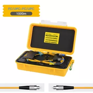 Komshine 1000m SM OTDR Launch Cable Box , FC/UPC To FC/UPC Dead Zone Eliminator - Photo 1/8