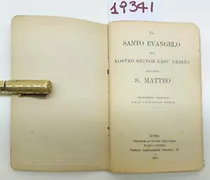 Il santo Evangelo del nostro Signore Gesù Cristo secondo San Matteo 1914 - Imagen 1 de 5