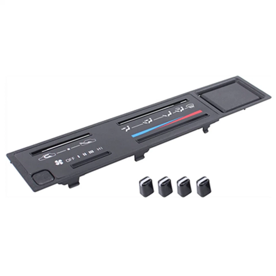 Bisel de placa frontal de control de clima de calefacción y 4 perillas para camioneta Toyota 84-89 4Runner Foto 1 de 4