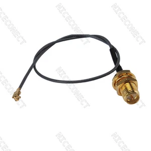 50x de IPX U.FL a RP-SMA Jack Macho Macho Mini-PCI Pigtail 1,13 mm Cable 10 cm - Imagen 1 de 3