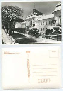 15248 - Bad Elster - Badehaus im Winter - Echtfoto - alte Ansichtskarte - Picture 1 of 1