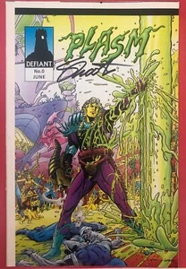 Plasm (1993) #0 - RARE 1-Staple Comic Book Signed - Defiant Comics & Jim Shooter - Picture 1 of 4