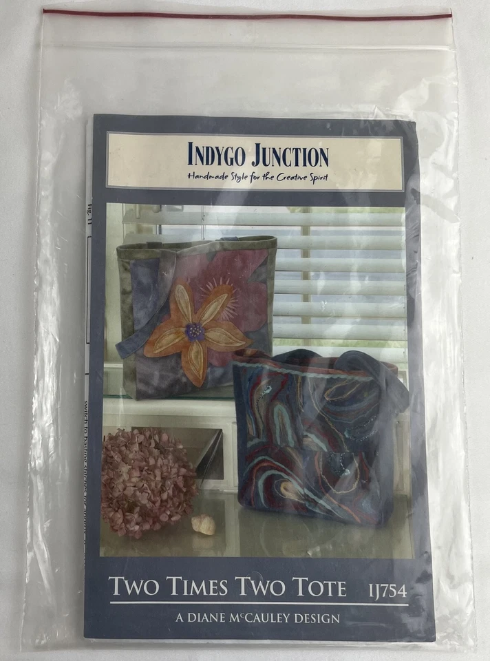 Indygo Junction Pattern IJ754 Two Times Two Tote A Diane McCauley Design UC FF - Image 1 of 4