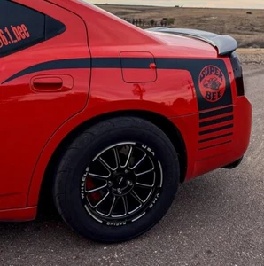 VMS Racing Black Hawk Wheels 17x10 & 18x5 Black Milling For Charger & Challenger - Picture 1 of 2