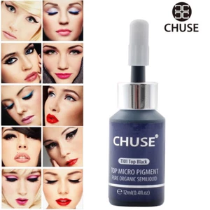 CHUSE Microblading Pigmente Permanent Make-up Eyeliner schwarz Tattoo Tinte Creme Gel - Bild 1 von 19