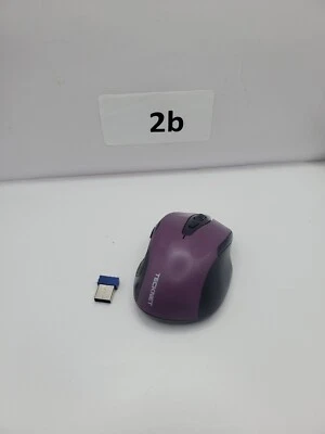 Tecknet Cordless Optical Mouse M003 Wireless Purple - Image 1 of 4