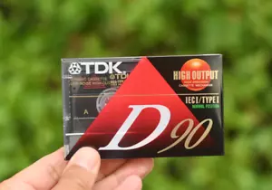 TDK IECI/Type1 D90 Basso rumore alta uscita dinamica $6 per cassetta - Foto 1 di 6