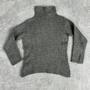 Habitat Women's Lagenlook Turtleneck Sweater  S/M Grey Heavy Textured Earthy - Picture 1 of 17