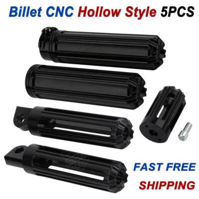 Empuñadura de mano y estriberas de motocicleta y clavija de cambio para Harley Sportster Dyna Softail Foto 1 de 4