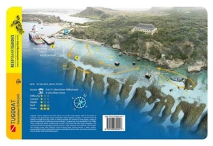 Schlepperwrack, Curacao, wasserdichte Tauchkarte - Bild 1 von 2