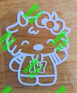 Buffalo Bills JOSH ALLEN, DIGGS, Bills Hello Kitty Buffalo 17 Vinyl Sticker! - Picture 1 of 5