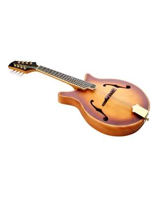 Caraya DMA40 Solid Okoume Paulownia Mandolin - Sunburst - Image 1 of 4