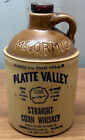Vintage original McCormick Platte Valley maïs whisky pinte cruche liège LIVRAISON GRATUITE 