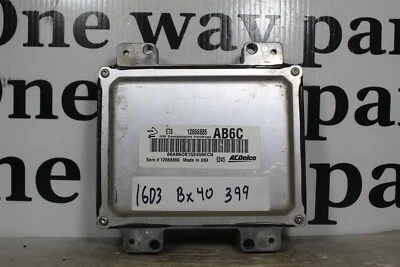 12668866 Chevrolet Sonic 2012-2016 Unidad de control del motor Módulo ECU 16D3 399 B40 Foto 1 de 4