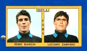 FIGURINA CALCIATORI PANINI 1969/70 REMO BIANCHI LUCIANO ZAMPARO NUOVA NEW - Imagen 1 de 2