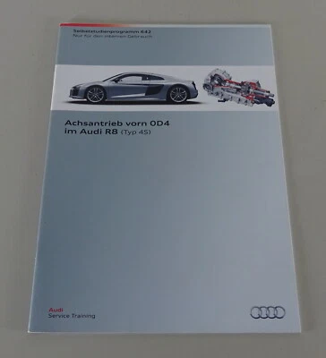 Ssp. 642 Audi Programa Servicio Entrenamiento Audi R8 Tipo 4S - Imagen 1 de 2
