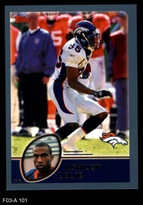 2003 Topps #101 Ashley Lelie Broncos Hawaii 8 - NM/MT - Image 1 of 2