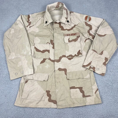 Vintage Military Jacket Mens Medium Long Desert Storm Camo 1999 90s Combat USA - Image 1 of 4