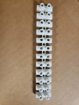 INGELEC Terminal Strip Screw Block 12 Positions 10mm Pitch, Eurostyle Connector