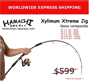 2020 Hamachi Nano Jig Xtreme PE 3-8 30lb - 80lb Japanese jig Spin rod Fishing - Picture 1 of 15