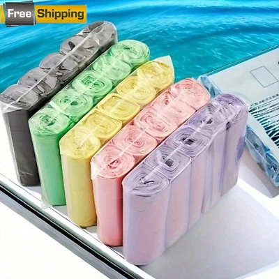 Paquete de 75 bolsas de basura desechables de 4 galones | Multiusos, limpieza de cocina y baño Foto 1 de 4