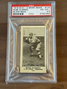 1916 M101-4 Sporting News #133 Rube Oldring - PSA 4.5 - Picture 1 of 2