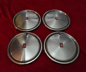 NOS Oldsmobile Hubcaps 15" Wheel Covers 1983 1984 1985 1986 1987 1988 1989 - Picture 1 of 1