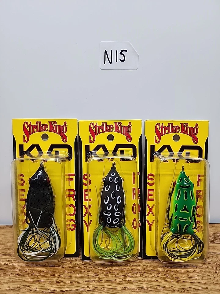 3- STRIKE KING KVD AGUA DULCE SEXY RANA TOPWATER SEÑUELOS DE PESCA - TOTALMENTE NUEVOS  Foto 1 de 4