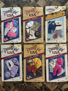 6 DREAM GIRL USA Barbie Sindy Lindsey Safari anni 50 scuola lavanda rodeo danni - Foto 1 di 7