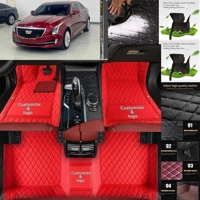 For Cadillac CTS coupe Car Floor Mats Auto Carpets All Weather Waterproof Foto 1 de 4