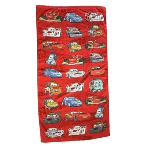 Disney Store Pixar Cars Beach Towel Multi Car Print Rare VTG Design 55” X 30” - Picture 1 of 6