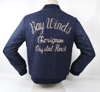 Chevignon Jacke Bay Winds Gr. M Wolle / Nylon Mix blau Crystal Rock - Bild 1 von 4