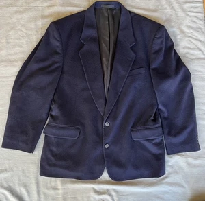 FIORAVANTI COUTURE Wool&CASHMERE Navy Blue Men 46 Jacket/Sport Coat/Blazer - Picture 1 of 14