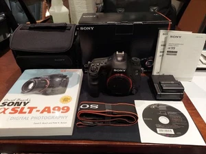 SONY A99 SLT-A99V ~ LOW 1300 SHUTTER COUNT  Near Mint W/ Vertical Grip USA CLEAN - Picture 1 of 14