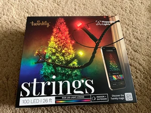 Twinkly Strings Mappable Lights 100 LED 26ft Holiday Lights New Unopened - Picture 1 of 3