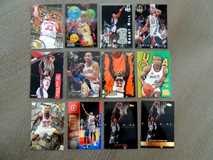 LOTE DE TARJETAS GRANT HILL (24) INSERTOS, NOVATOS, TROQUELADOS PISTONES HOF LEGEND - Imagen 1 de 2