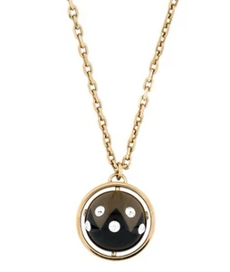 Louis Vuitton Circus Pendant Necklace 2011 Crystal Resin Gold 30.5” Rare - Picture 1 of 3