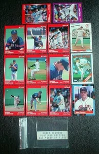 ROGER CLEMENS 1988 Star Company Platinum 10 Card Set + 4 cards Topps Fleer Score - Picture 1 of 21